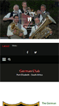 Mobile Screenshot of germanclub.co.za