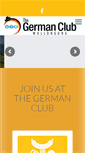 Mobile Screenshot of germanclub.net.au